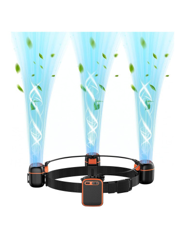 Ventilador de Cintura Portátil Axnol 10000mAh 3 Ventiladores