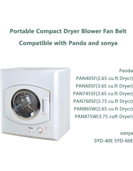 Correa Ventilador Secador Portátil Superbobi PAN725SF