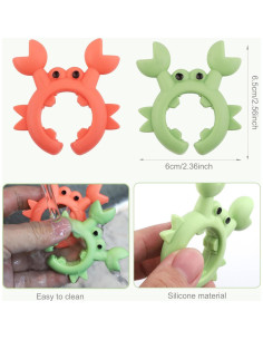 Soporte para Espátula de Cangrejo Gosknor - 4 Piezas Silicona 2