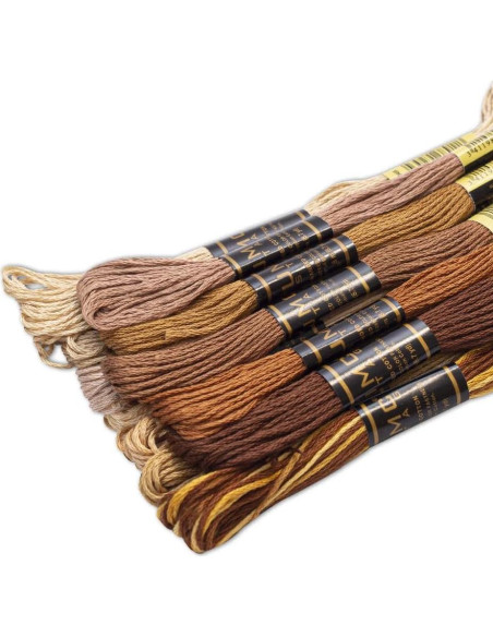 Hilo de Bordado UMC STAG 12 Piezas Algodón Egipcio 8.00m