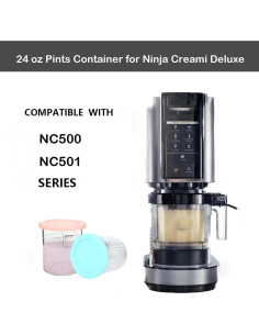 Recipientes de Helado 24oz Deelink para Ninja Creami NC501 2
