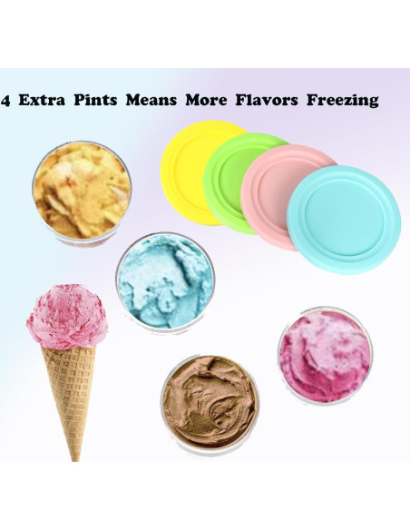 Recipientes de Helado 24oz Deelink para Ninja Creami NC501