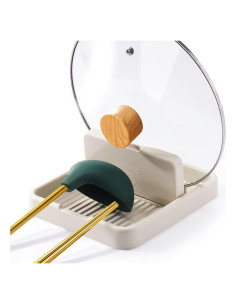 Soporte para Cucharas AIERSA Blanco con Bandeja de Goteo