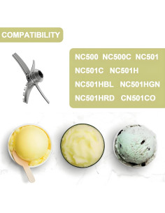 Cuchilla de Repuesto Ninja Creami Deluxe Acero Inoxidable 2