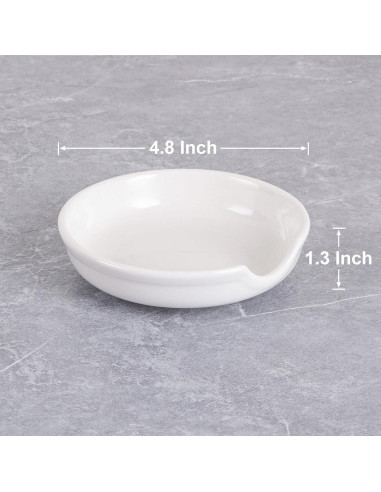 Soporte para Cucharas Cerámica HOKELER Blanco 12,19 cm