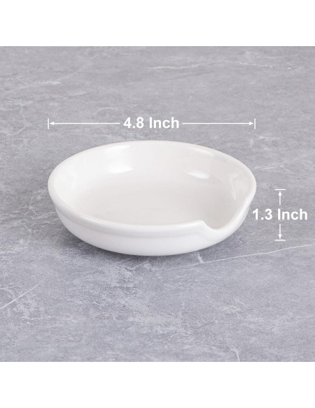 Soporte para Cucharas Cerámica HOKELER Blanco 12,19 cm