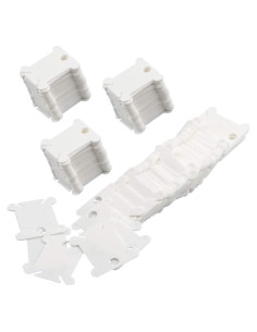 Bobinas de Hilo de Bordado MUZHI 128 Pcs Plástico Organizador