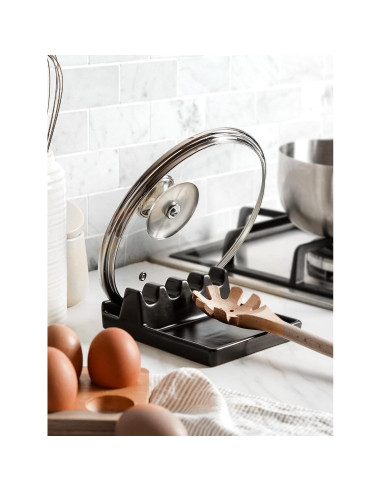 Soporte para Cuchara de Cerámica LE TAUCI Negro 15.75 cm