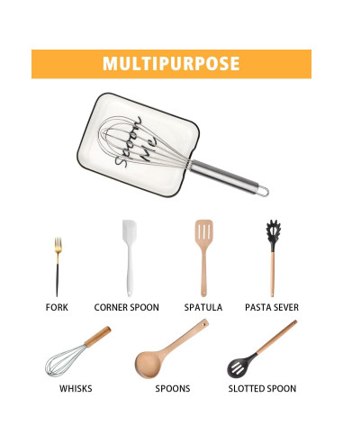 Soporte de Cuchara Cerámica FIRJOY Blanco Resistente al Calor