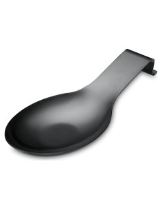 Reposap cucharas negro mate HOMQUEN acero inoxidable 24,13 cm