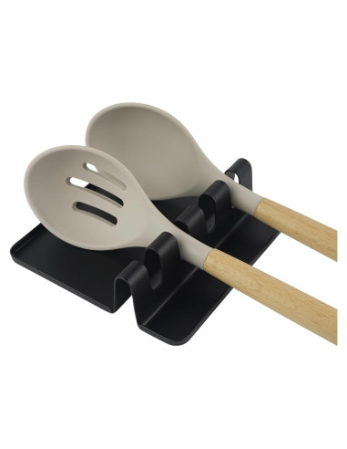 Soporte para Cucharas Acero Inoxidable W. Innovation Negro