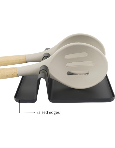 Soporte para Cucharas Acero Inoxidable W. Innovation Negro