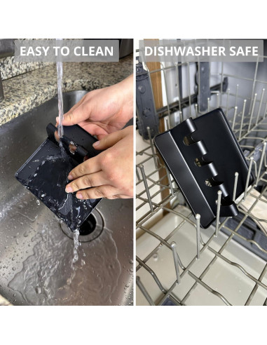 Soporte para Cucharas Acero Inoxidable W. Innovation Negro