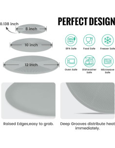 Alfombrillas de Silicona Foghut 3 Pzs Antideslizantes 2