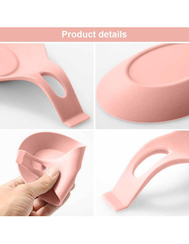 Soporte para cuchara de silicona Xiaokeis - 3 unidades