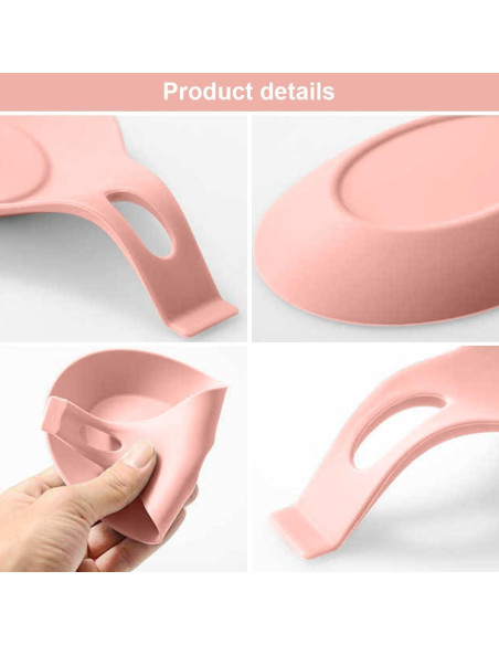 Soporte para cuchara de silicona Xiaokeis - 3 unidades
