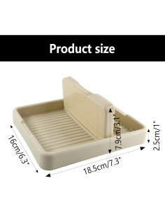 Soporte para Cucharas y Tapas de Olla LVYKING Blanco 2