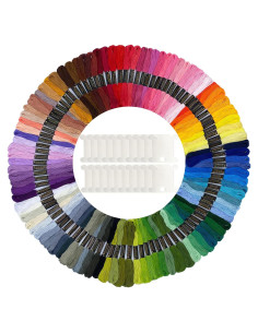 Hilo de Bordado INFNZOLI 100 Colores 8m Kit Pulseras