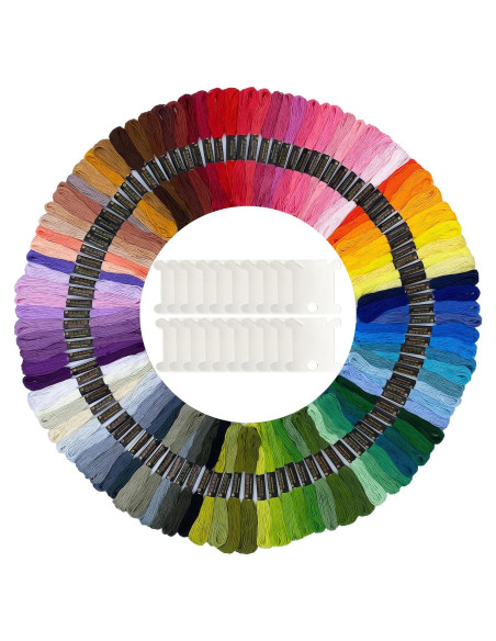 Hilo de Bordado INFNZOLI 100 Colores 8m Kit Pulseras Hilo de Bordado INFNZOLI 100 Colores 8m Kit Pulseras