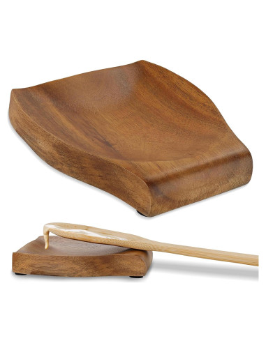Soporte para Cucharas de Madera Acacia Potted Pans 12x11.4 cm
