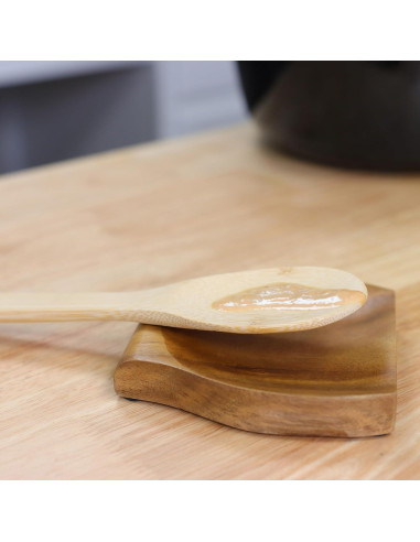 Soporte para Cucharas de Madera Acacia Potted Pans 12x11.4 cm