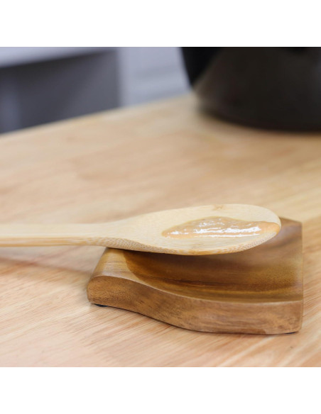 Soporte para Cucharas de Madera Acacia Potted Pans 12x11.4 cm