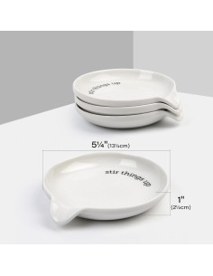 Soporte para Cucharas LotFancy Cerámica 13,21 cm Antideslizante 2