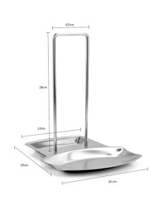 Soporte para Tapa de Olla y Reposapucheros ZYHOAOE 15x19.6cm 2
