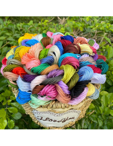 Hilo de Bordado INFNZOLI 100 Colores 8m Kit Pulseras