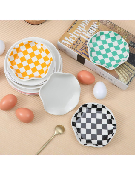 Soporte para cucharas de cerámica Dubtnion 13,46 cm negro/blanco