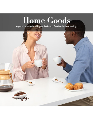 Soporte de Cuchara de Cerámica Blanca Multifuncional 9x8.9 cm