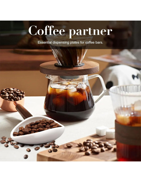 Soporte de Cuchara de Cerámica Blanca Multifuncional 9x8.9 cm