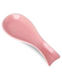 Soporte para cuchara cerámica Hasense rosa 22x8 cm