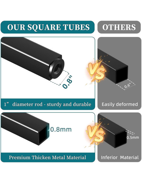 Mesa lateral plegable Simple Trending C negra con ruedas