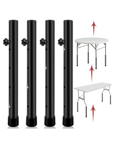 Elevadores de Mesa Plegables Laowu 8 PCS Altura Ajustable