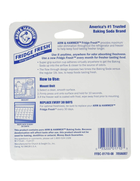 Desodorante de Nevera Arm & Hammer 0.45 kg - Paquete de 2