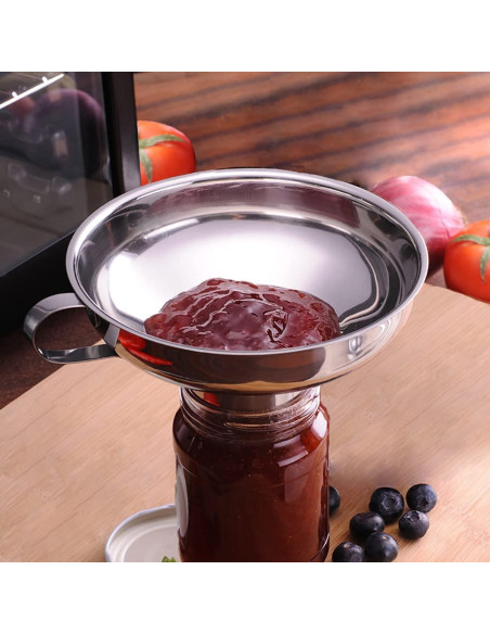 Embudo de Conservación Delove Acero Inoxidable Kit 3 Piezas