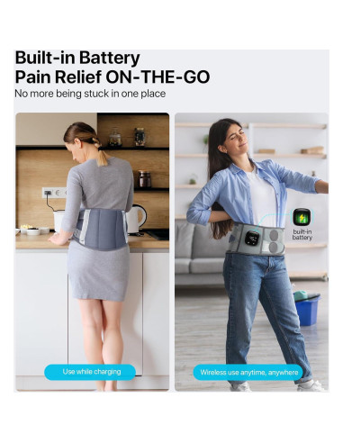Almohadilla Térmica Inalámbrica ALLJOY 170 cm con Masaje