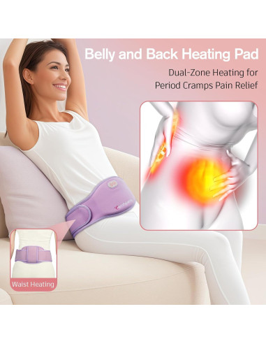 Almohadilla Calentadora Portátil Comfytemp Doble Zona 5000mAh