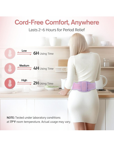 Almohadilla Calentadora Portátil Comfytemp Doble Zona 5000mAh