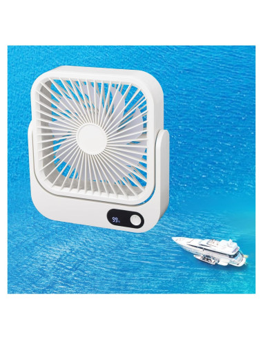 Ventilador de Crucero TEITEAI USB Portátil 5 Velocidades