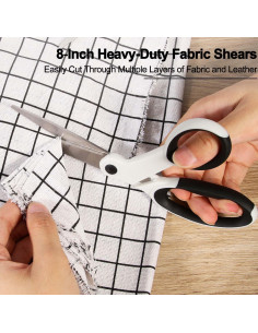 Juego de Tijeras de Costura SCAIKTIG 4 Piezas Acero Inoxidable 2