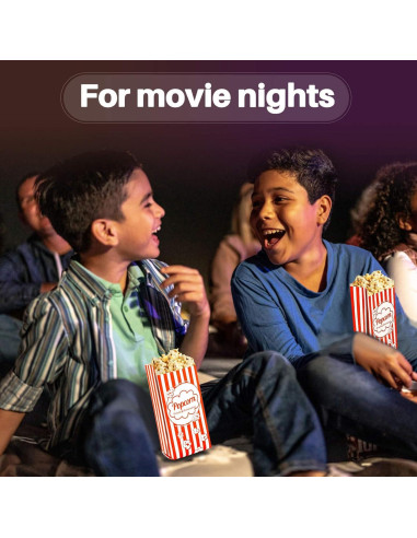 Bolsas de Palomitas Desechables MAQIHAN 500 Unidades 21x9 cm