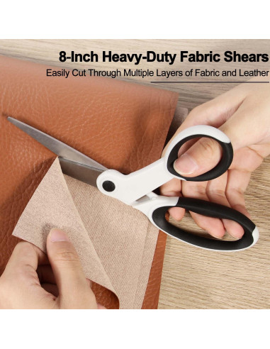 Juego de Tijeras de Costura SCAIKTIG 4 Piezas Acero Inoxidable