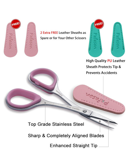 Juego de Tijeras de Bordado Pafason 10.16 cm Acero Inoxidable