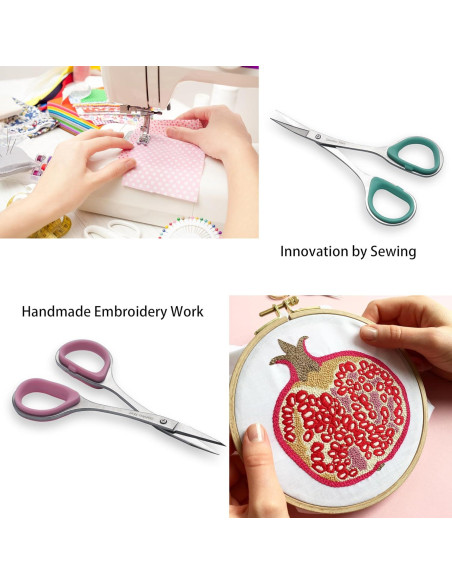 Juego de Tijeras de Bordado Pafason 10.16 cm Acero Inoxidable