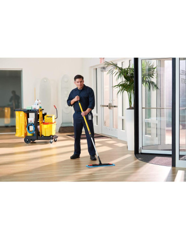 Kit trapeador plano microfibra Rubbermaid WaveBrake 106x17cm