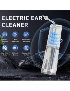 Kit Eléctrico de Limpieza de Oídos Jura IPX7 8 Piezas 2