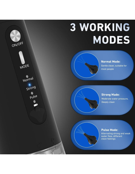 Kit Eléctrico de Limpieza de Oídos Jura IPX7 8 Piezas