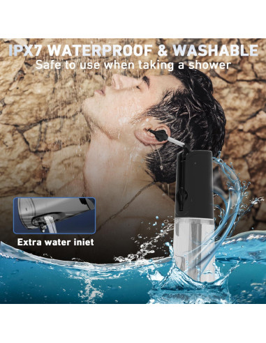 Kit Eléctrico de Limpieza de Oídos Jura IPX7 8 Piezas